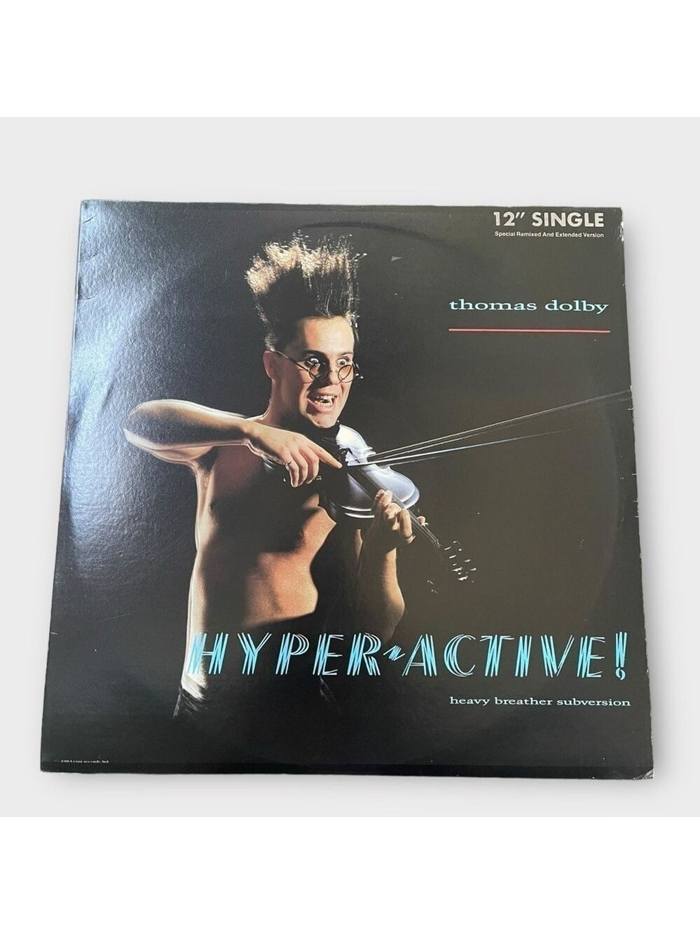 Thomas Dolby Hyperactive Single Vinyl Record